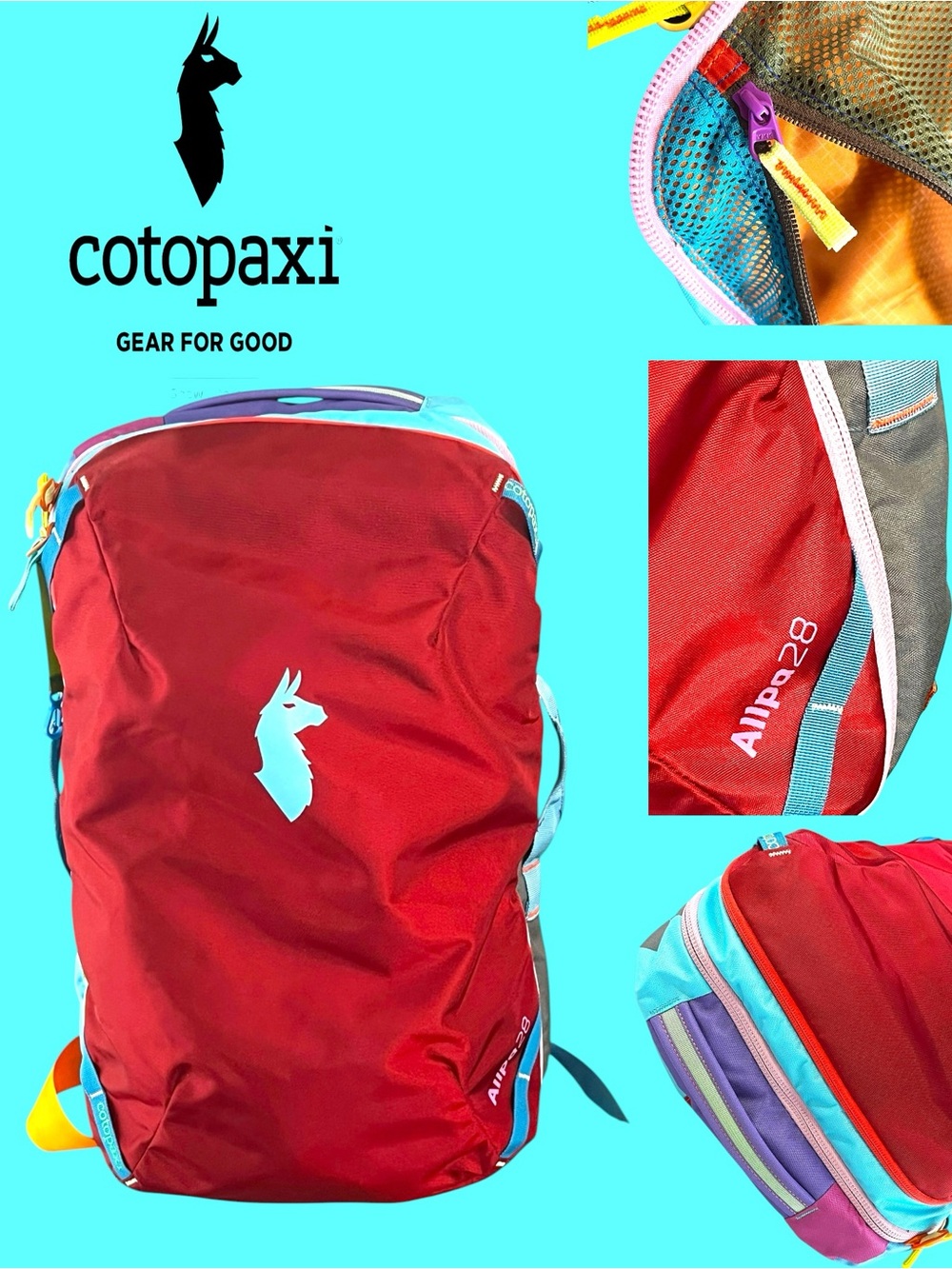 NWOT Cotopaxi allpa 28 Del Dia